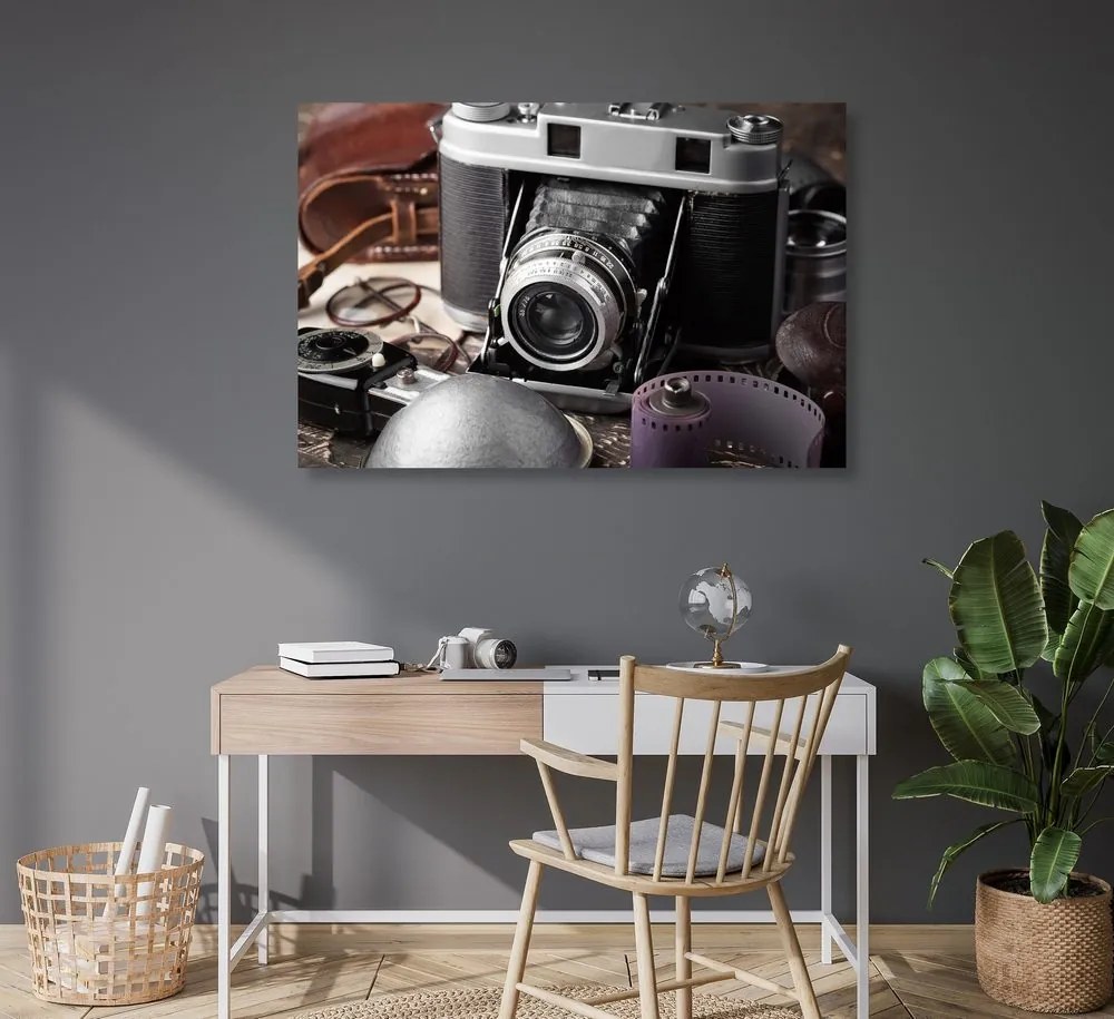 Quadro su tela – Fotocamera antica