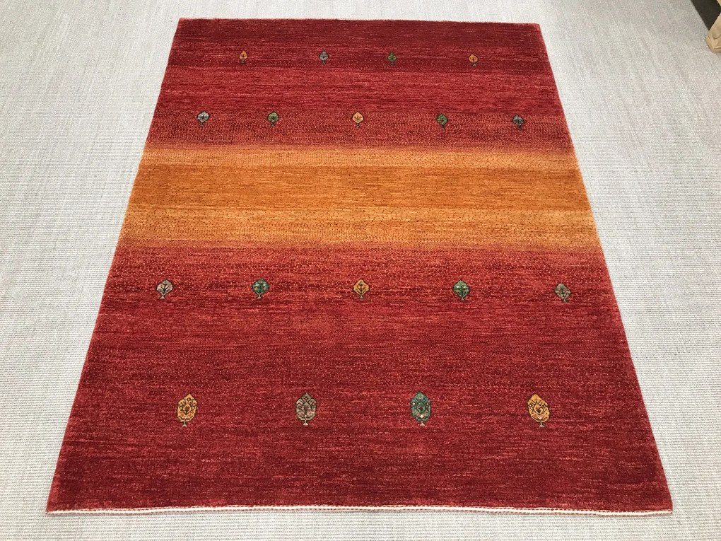 Loribaft Tappeto persiano 180x200 Giallo (Iran) Annodato A Mano