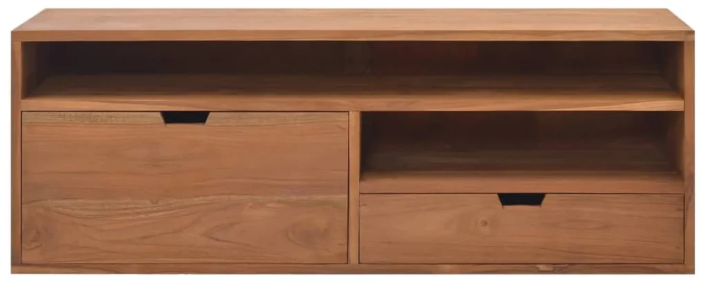 Mobile porta tv 110x30x40 cm in legno massello di mango
