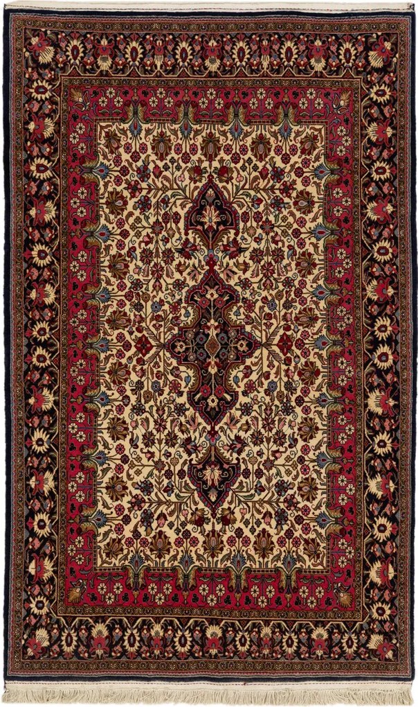 Ghom Tappeto 180x110 (Iran) Annodato A Mano
