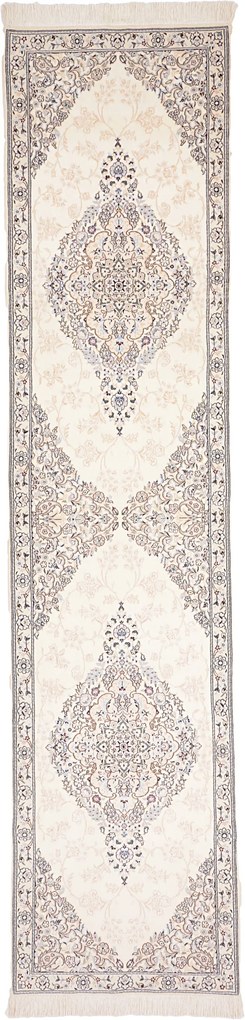Nain Tappeto 90 x 320 (Iran) Annodato A Mano