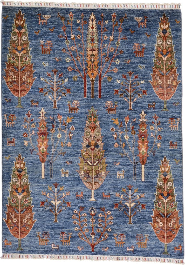 Samarkand Tappeto 200x150 (Pakistan) Annodato A Mano