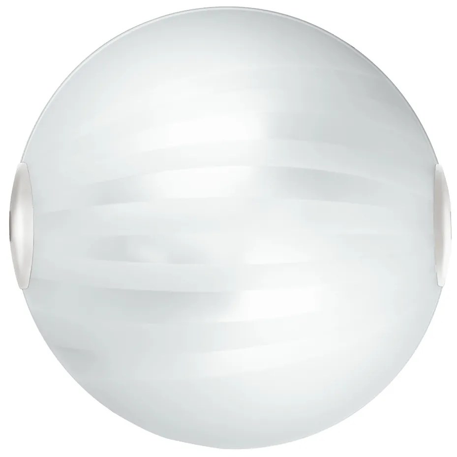 Lampadario Plafoniera Kuna Ceiling Lamp Colore Bianco 60W Mis 30 cm