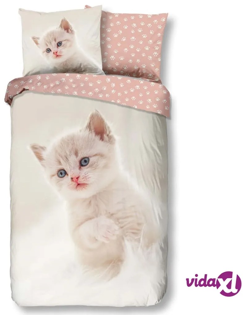 Good Morning Copripiumino Bambini CATTY 140x200/220 cm Bianco Sporco