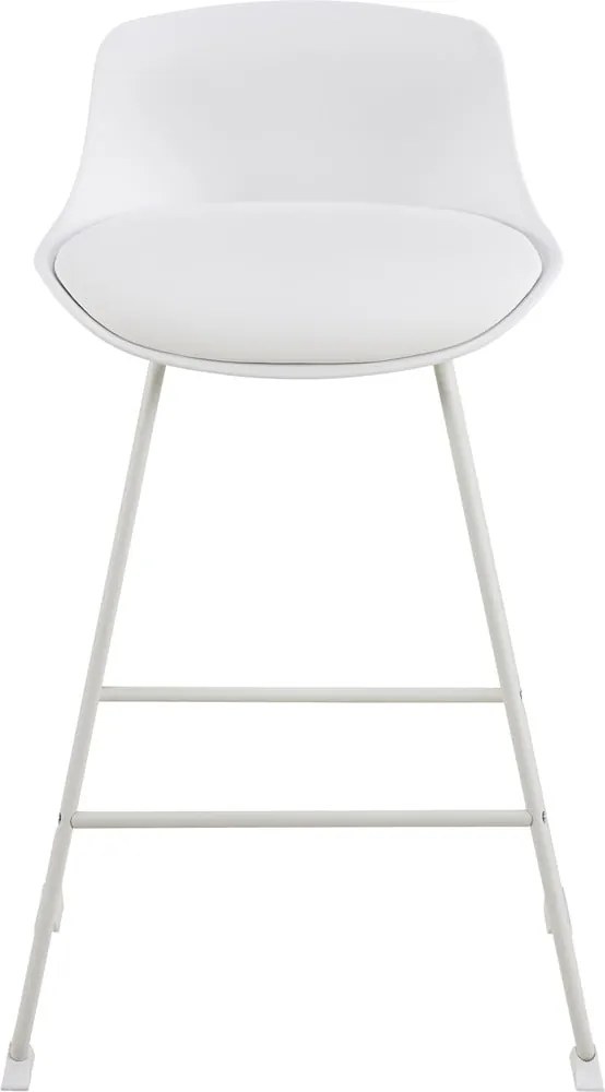 Sgabello da bar bianco (altezza della seduta 66 cm) Tina – Actona