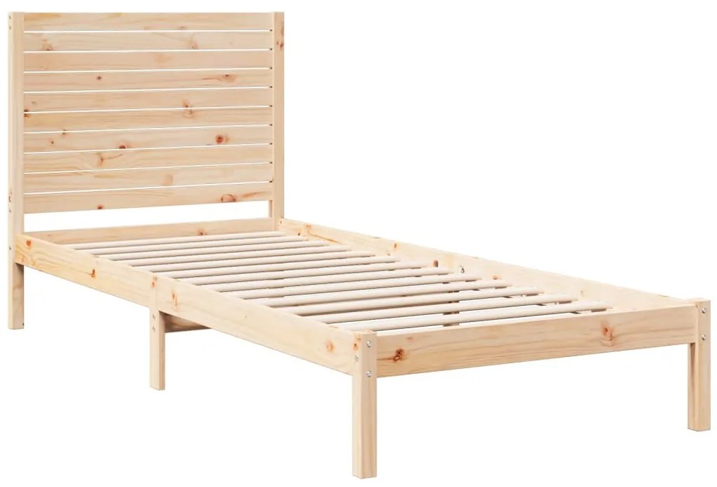 Giroletto extra lungo senza materasso 100x220 cm legno massello