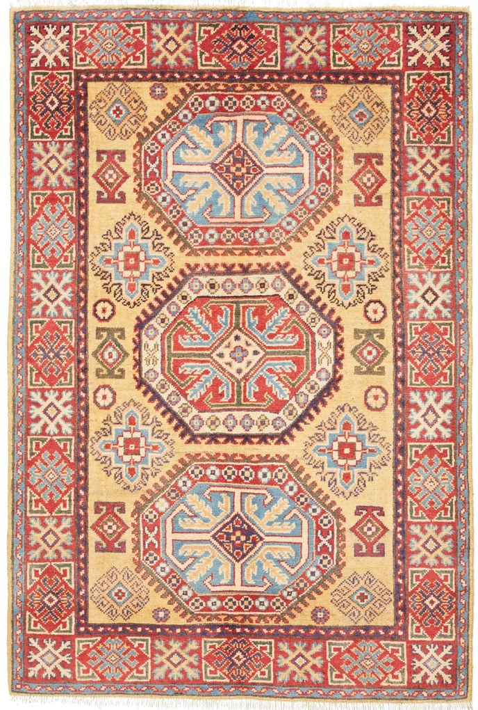 Kazak Tappeto orientale 100x150 (Afghanistan) Annodato A Mano