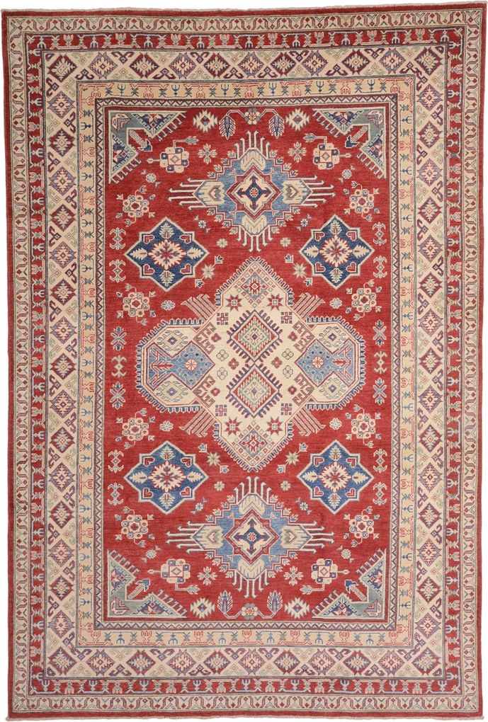 Kazak Tappeto 200x290 (Pakistan) Annodato A Mano