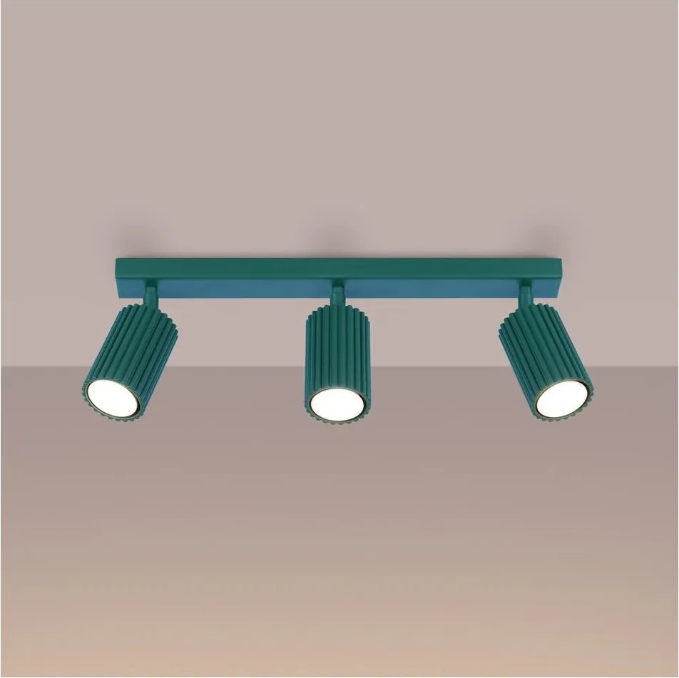 Brilagi - Faretto CRESTO 3xGU10/10W/230V turchese