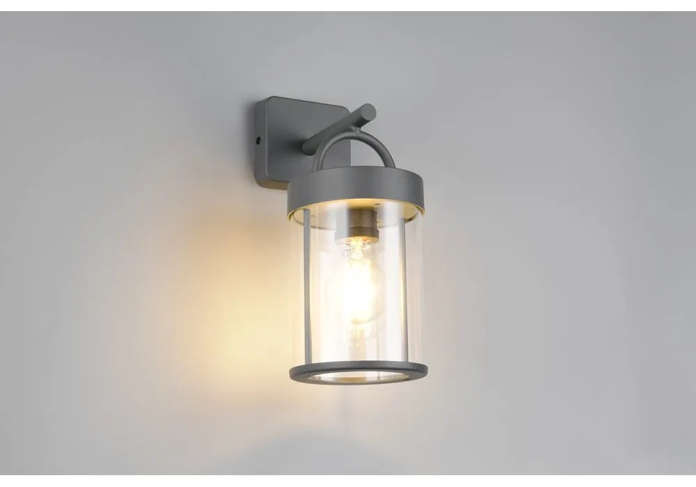 Illuminazione esterna da parete (altezza totale 29 cm) Almeria – Reality