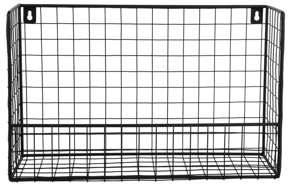 Mensola nera in acciaio 40 cm Reja – PT LIVING