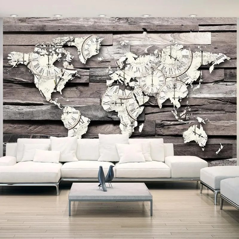 Fotomurale adesivo  World Time  Larghezza x Altezza Home decor 196x140