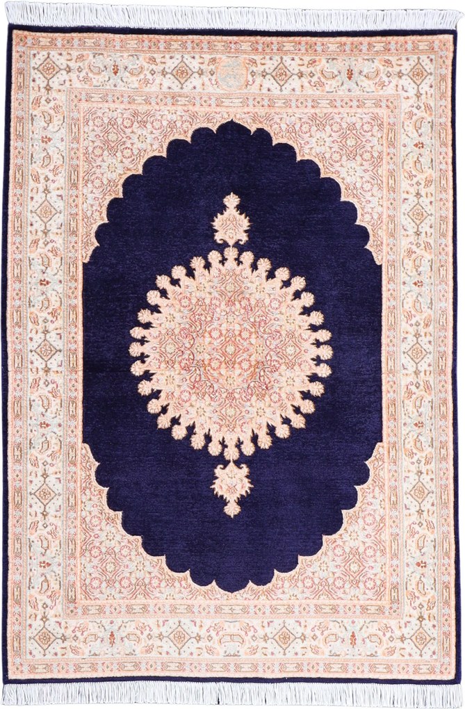 Moud Tappeto 100 x 140 (Iran) Annodato A Mano