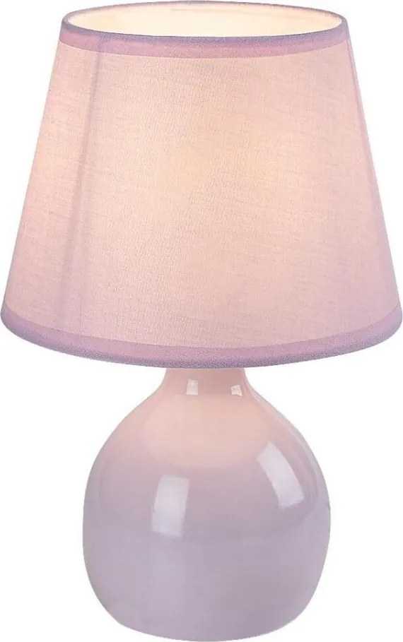 Rabalux 74078 - Lampada da tavolo INGRID 1xE14/40W/230V rosa