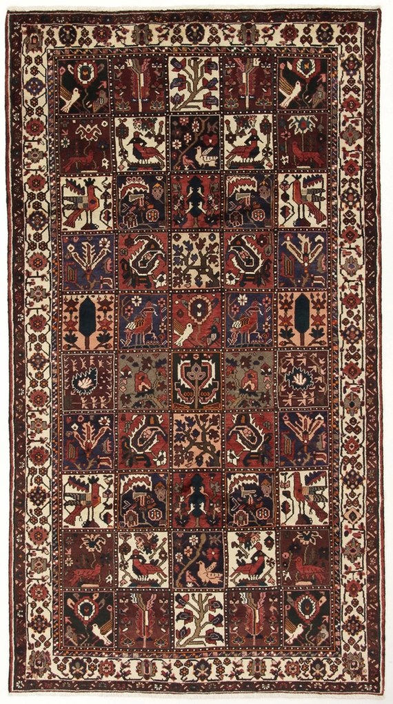 Bakhtiar Tappeto persiano 300 x 160 (Iran) Annodato A Mano