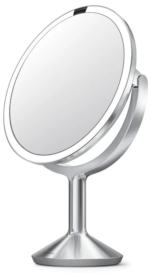 Specchio per make-up con illuminazione/con ingrandimento (5x) ø 25 cm Sensor Trio Max – simplehuman