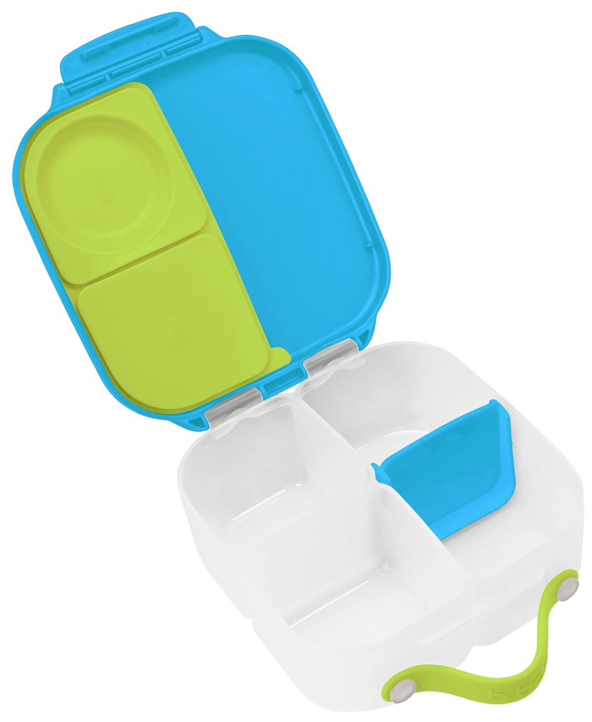 Box porta merenda medio – blu/verde