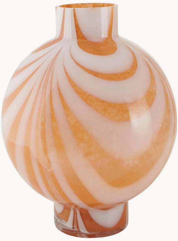 Vaso Elisa arancione, alt. 20 cm