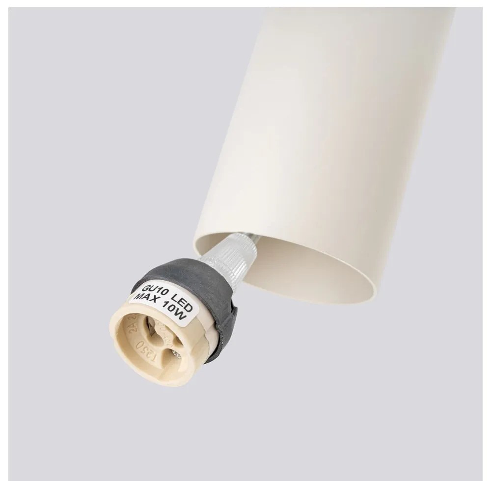 Lampadario color crema ø 19,5 cm Castro – Sollux