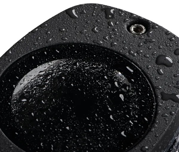 Kanlux 38886 - Applique da esterno ZEVI 2xGU10/10W/230V IP54 nero