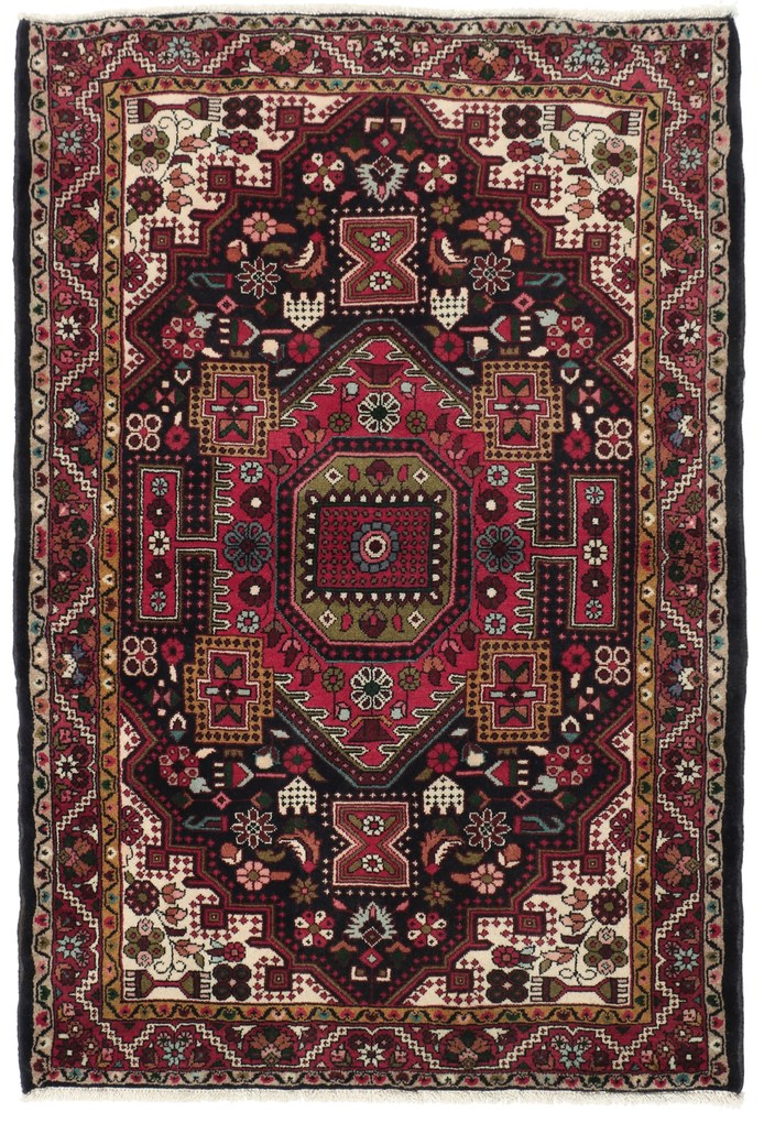 Hamedan Tappeto 160x110 (Iran) Annodato A Mano