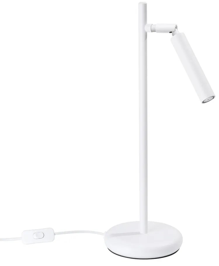 Lampada da tavolo bianca (altezza totale 43 cm) Fideus – Sollux