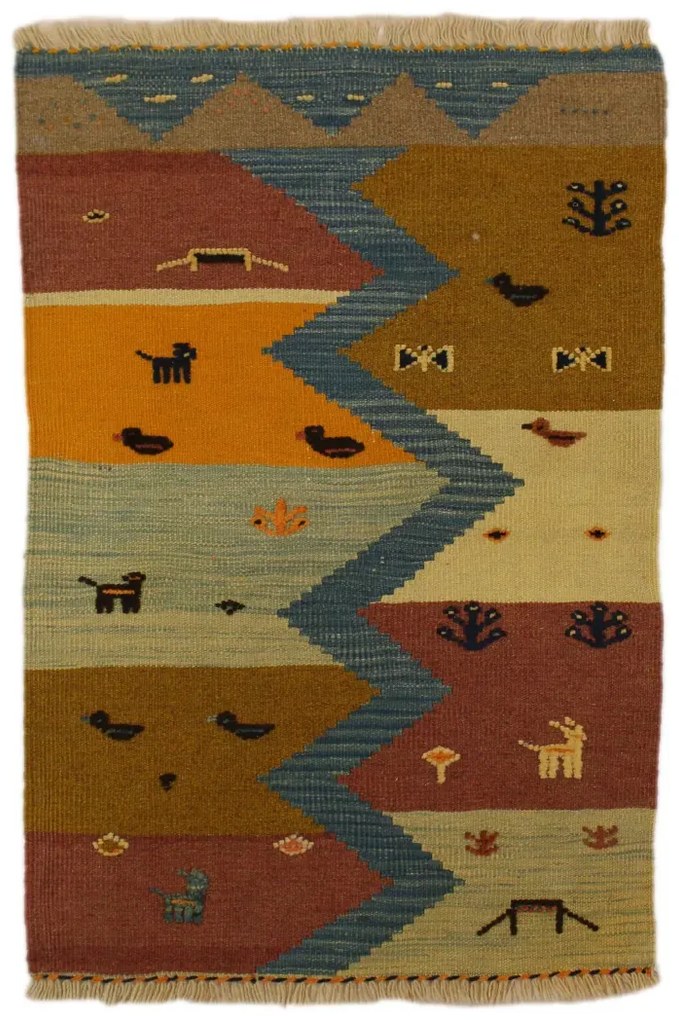 Kilim Tappeto persiano 120x80 (Iran)