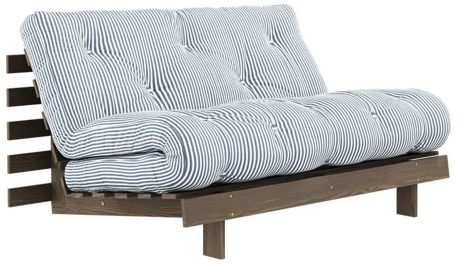 Divano letto bianco/azzurro 140 cm Roots - Karup Design