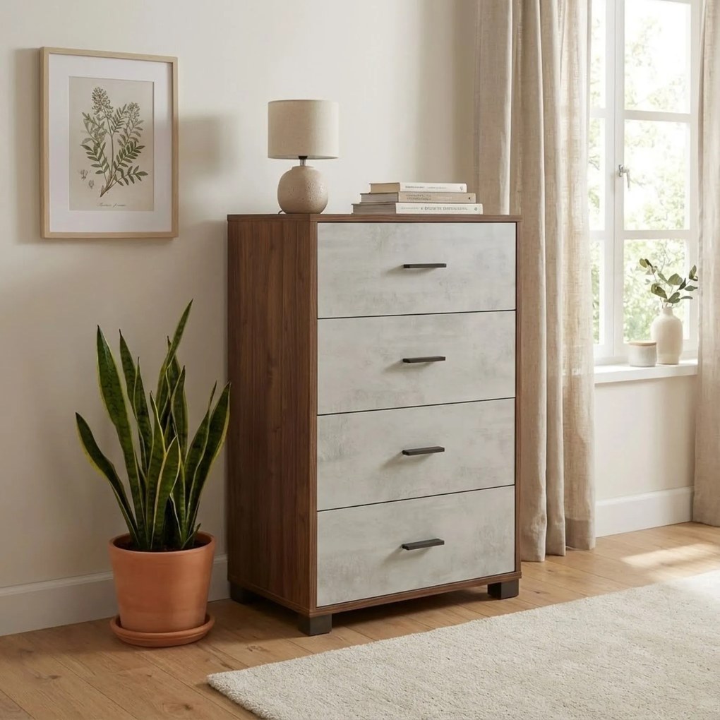 NIK - cassettiera con 4 cassetti