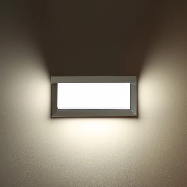 Brilagi - Applique da esterno LED RGBW BRICKY 1xE27/9W/230V grigio IP54