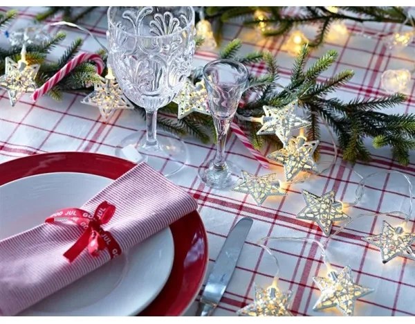 Markslöjd 703173 - Catena natalizia LED LILLAN LED/3xAA 2,1m bianco caldo