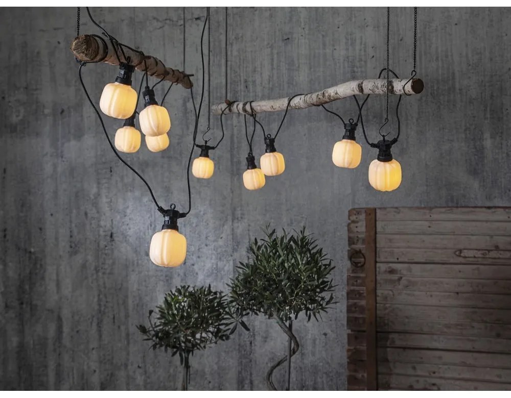 Catena luminosa a LED nera per esterni, lunghezza 5 m Circus Maxi - Star Trading