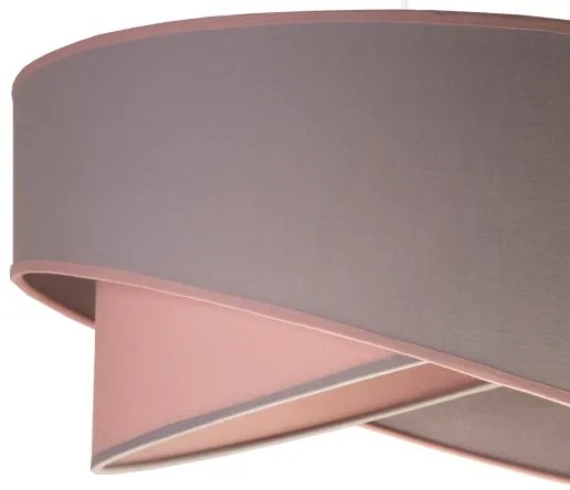 Duolla - Lampadario a sospensione con filo CELLO 1xE27/40W/230V diametro 45 cm rosa