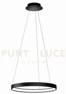 Anello sospensione nero verniciato diam.55cm 3000k 2965lm 33w