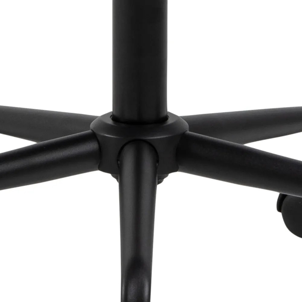 Sedia da ufficio grigia con superficie in velluto Brooke - Actona