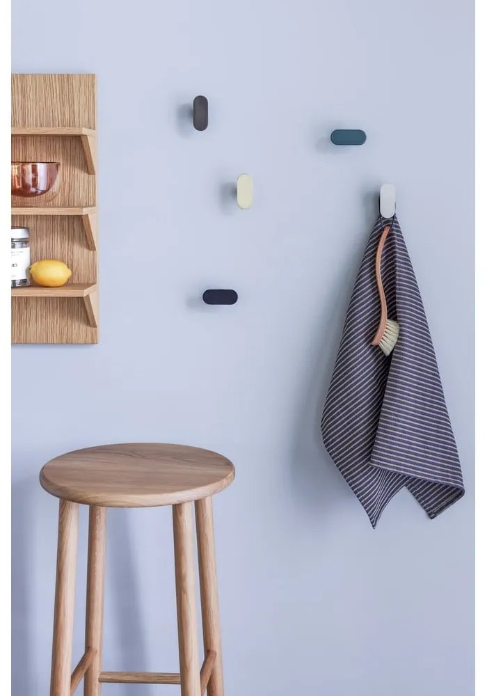 Gancio da parete argentato in metallo Piccolo - Hübsch