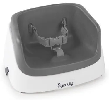 Ingenuity - Cuscino per sedia da pranzo 2in1 SMARTCLEAN TODDLER grigio