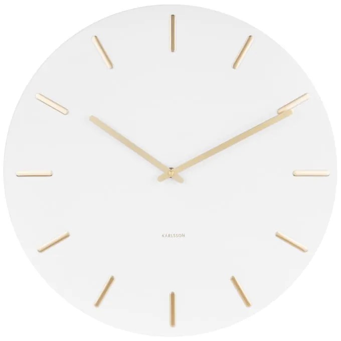 Orologio da parete bianco Charm - Karlsson