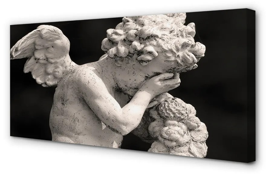 Quadro su tela Un angelo che piange 140x70 cm