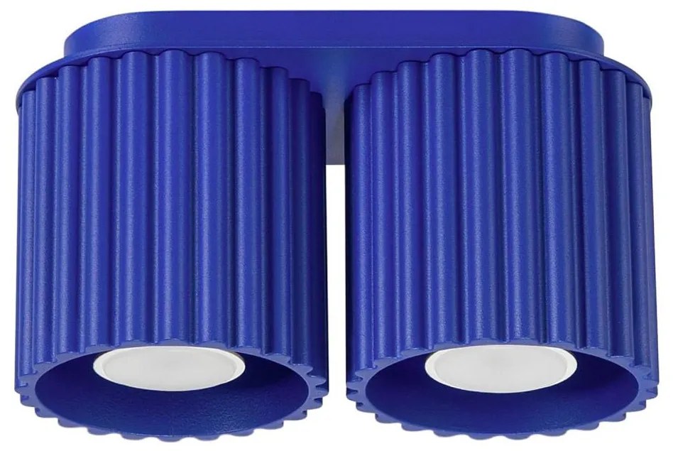 Sollux SL.1810 - Faretto AURA 2xGU10/10W/230V blu