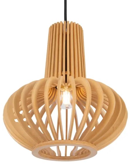 Maytoni MOD193PL-01W - Lampadario a sospensione con filo ROOTS 1xE27/40W/230V diametro 22,5 cm beige