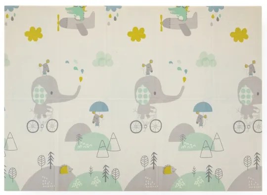 PETITE&MARS - Tappetino da gioco pieghevole CAMPY ELEPHANT&FOX