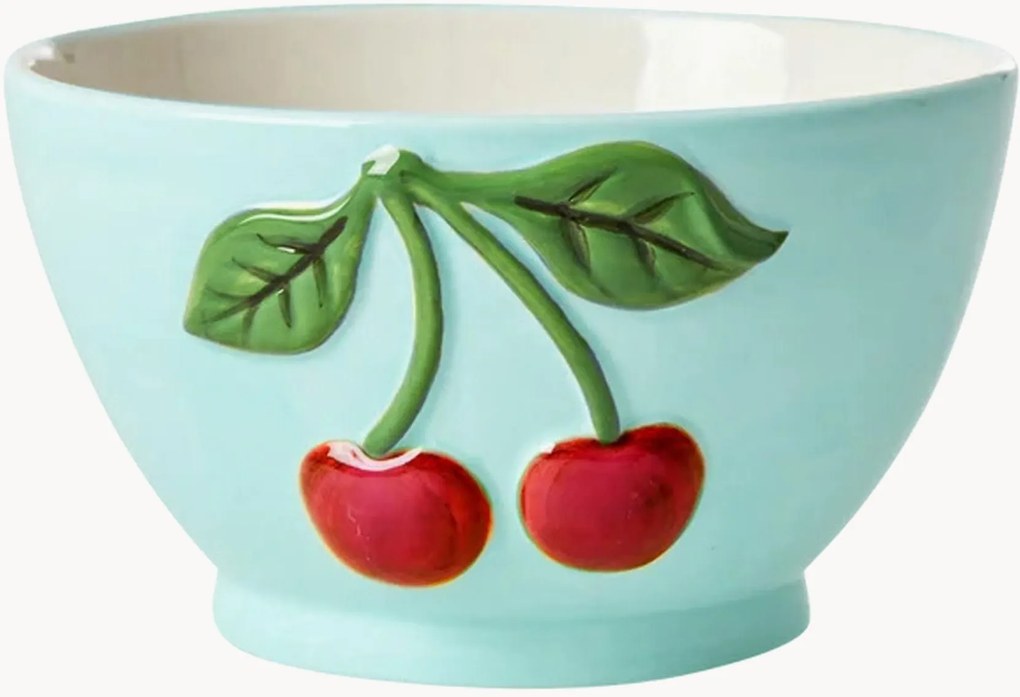 Set di 2 ciotole piccole in ceramica Cherries