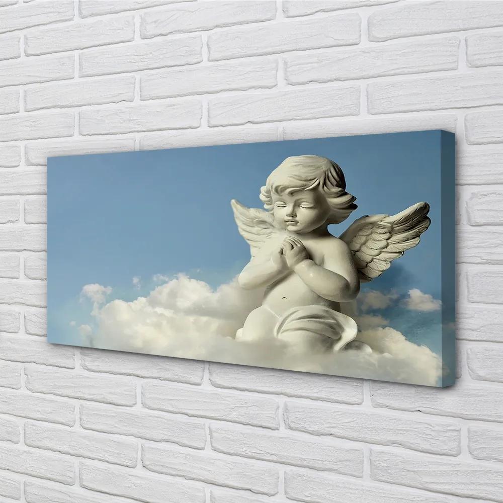 Quadro su tela Angel Cloud Sky 100x50 cm