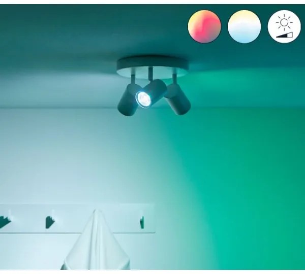 WiZ - Faretto LED RGBW Dimmerabile IMAGEO 3xGU10/4,9W/230V Wi-Fi CRI 90 bianco