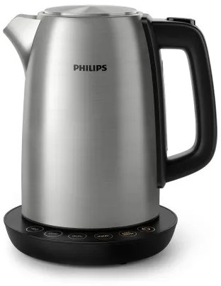 Bollitore Philips HD9359/90 Acciaio inossidabile 2200 W Nero in metallo 1,7 L