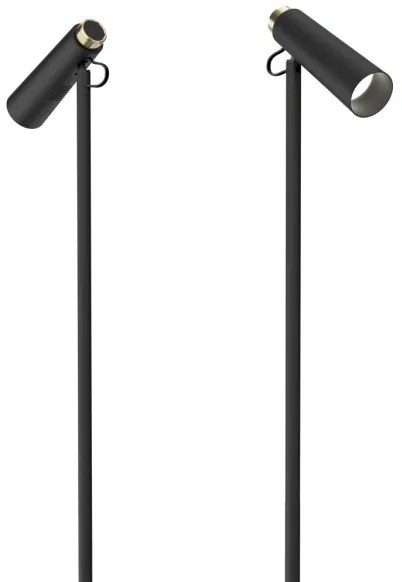 Immax 08993L - Lampada da terra dimmerabile a LED TIT LED/6W/230V nero