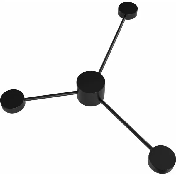 Applique a LED JOY 3xGX53/6W/230V nero