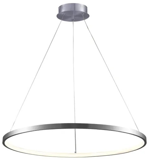 Lampadario LED a sospensione con filo LEA LED/20W/230V 4000K diametro 50 cm cromo opaco