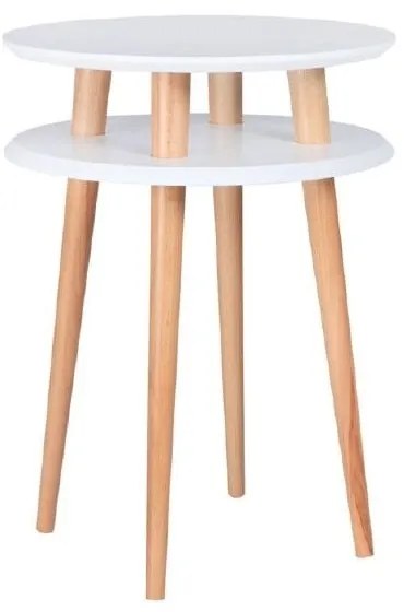 Tavolo contenitore bianco UFO, Ø 45 cm Ufo - Ragaba